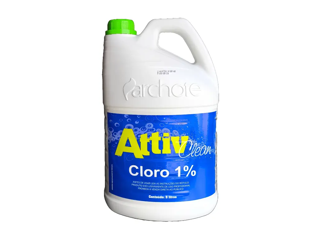 Cloro 1.0% 5L Attiv Clean Agi Pro