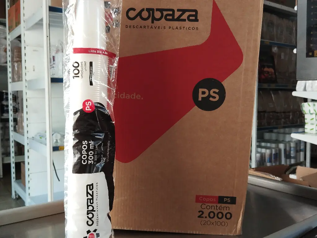 Copo Liso 300 ml Copaza pct. 100un