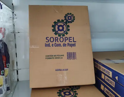 Papel Acoplado Impresso Azul 30x38 c/400